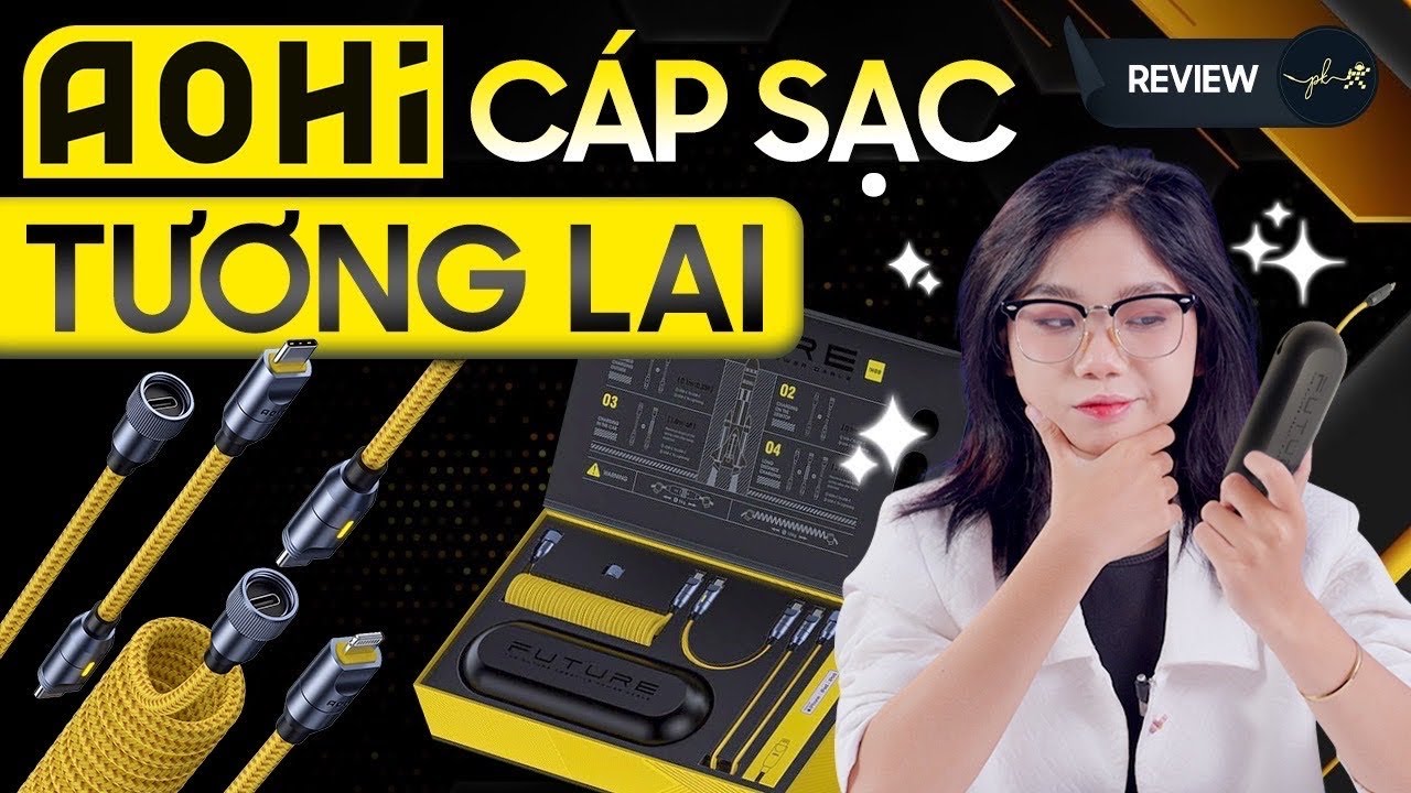 6 Lý Do Nên Chọn Bộ Cáp Sạc Nhanh Aohi The Future Creative 240W | iAohi.VN