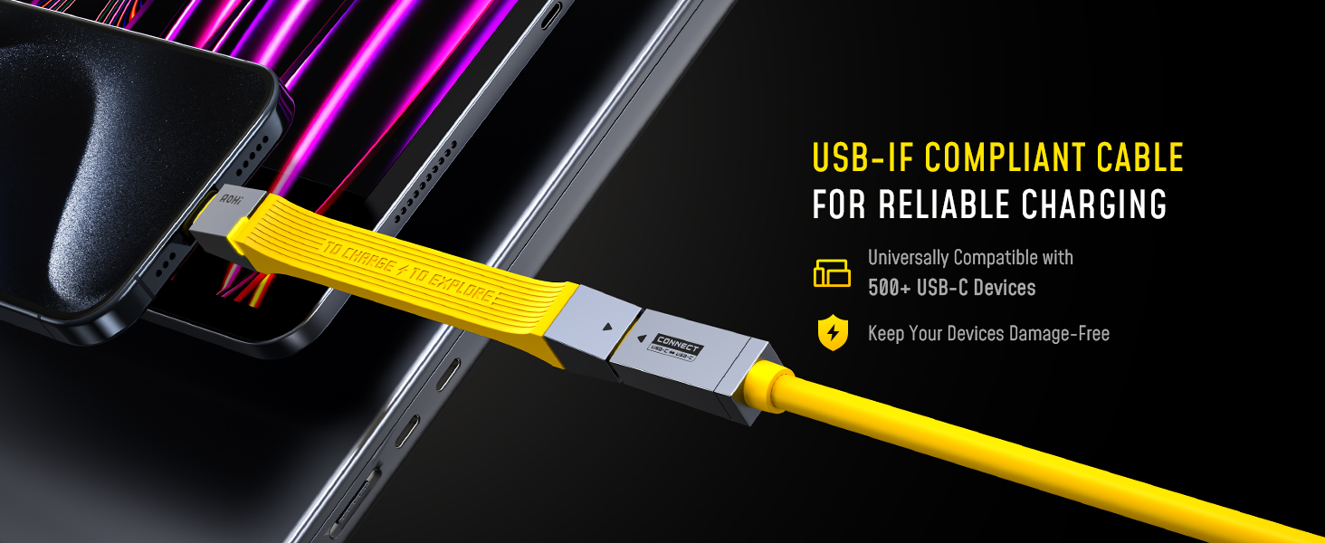 Bộ Cáp USB4 PD 3.1 4 Trong 1 AOHI The Future (40Gbps/ 240W/ 8K) | iAohi.VN Phân Phối Chính Hãng