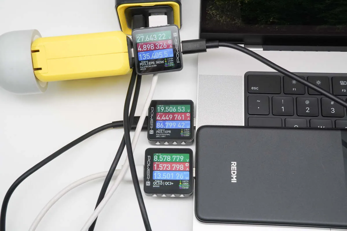 Chỉ Số Đo Thực Tế Trên Aohi The Future Starship 240W 27.600mAh – AOC-P011