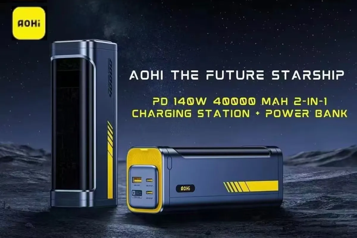Đánh giá Pin Dự Phòng Aohi Starship 40.000mAh 140W – AOC-P010