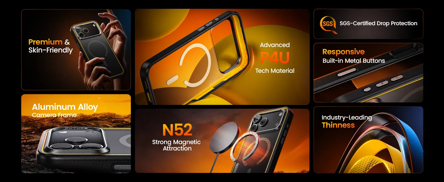 Ốp Lưng iPhone 17 Series Aohi The Future MagArmor | iAohi.VN Phân Phối Chính Hãng