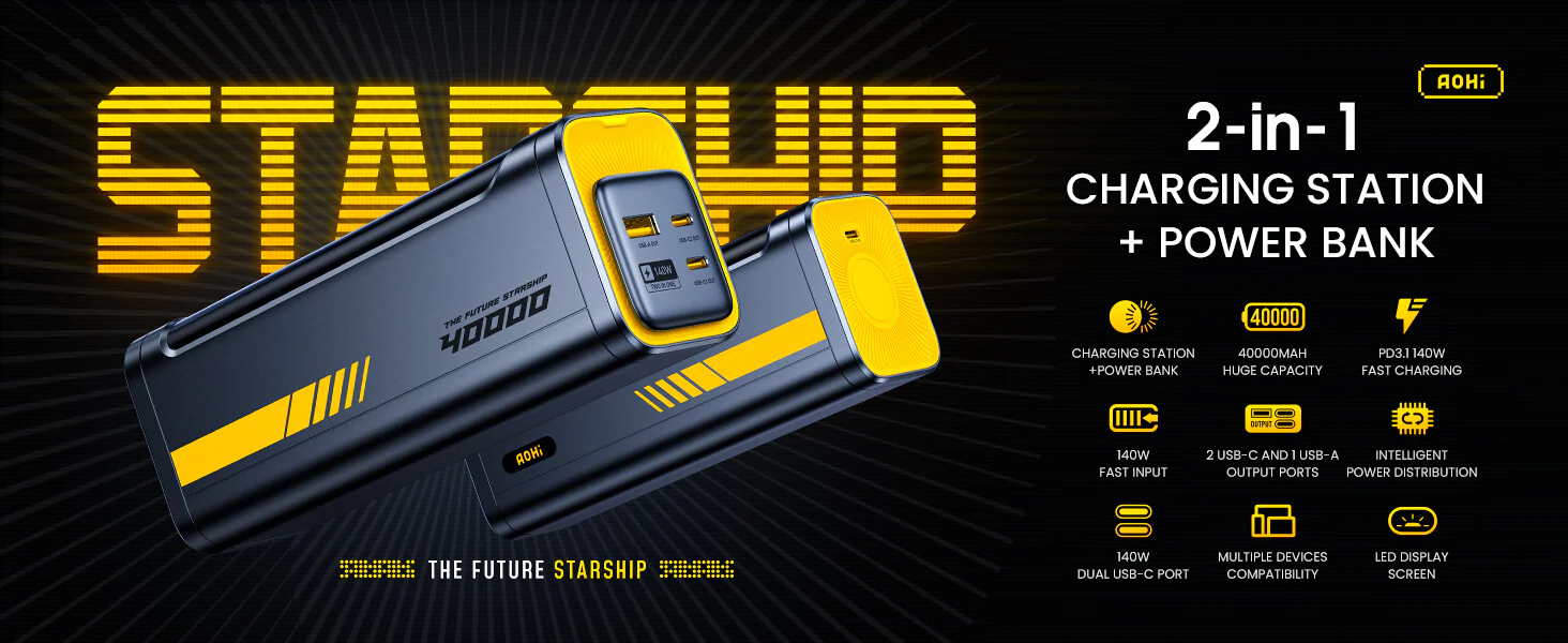 Điều Gì Làm Cho Pin Dự Phòng AOHI Startship Khác Biệt?