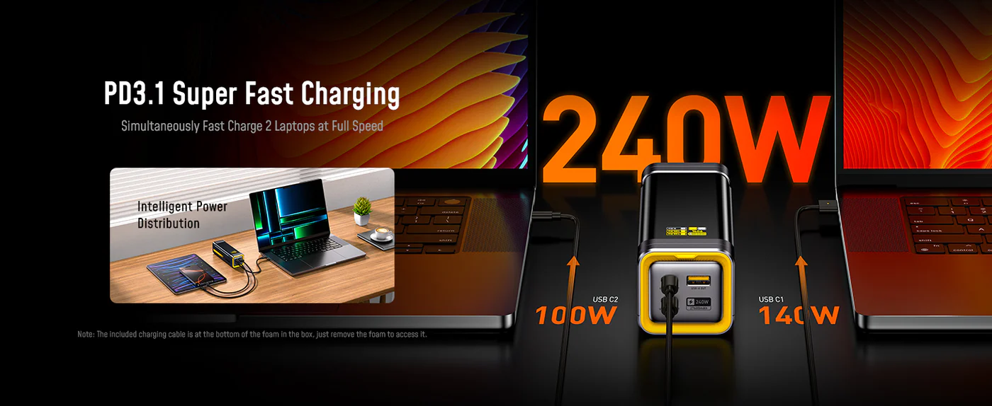 Pin Dự Phòng Aohi The Future Starship 240W 27.600mAh